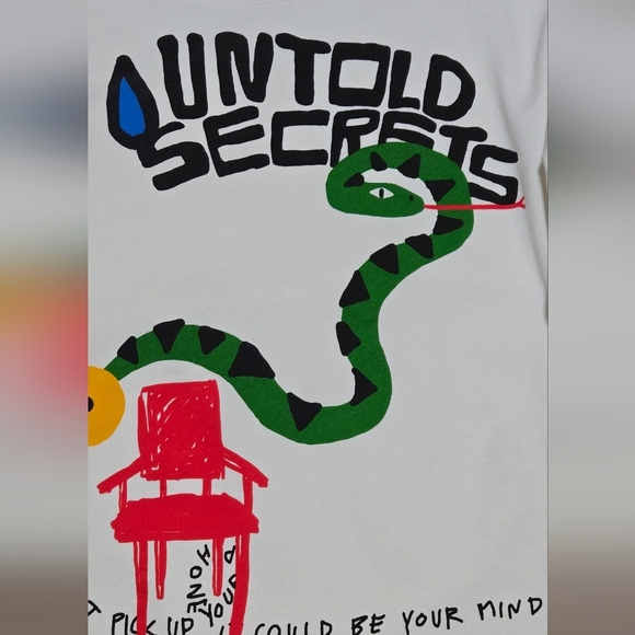 Zara Vibrant Colors Animal New York Graphic Art to Wear Sweatshirt Size L - Picture 4 of 12